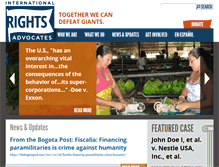 Tablet Screenshot of iradvocates.org